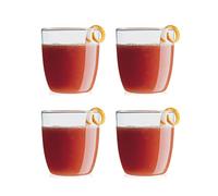 Bodum 4306-10T KVADRANT - Set 4 bicchieri borosilicati, 0,2 l