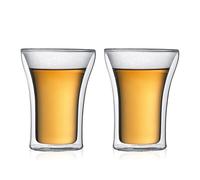BODUM ASSAM Bicchiere in vetro a doppia parete, 250 ml, set di 2,...
