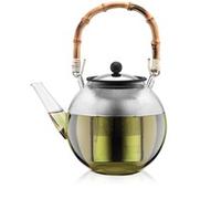Bodum Assam Teiera singola 1500 ml Bamboo Bamboo Vetro borosilicato 11797-139