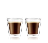 BODUM Bicchieri da mensa a doppia parete, 100 ml, set di 2 resistenti al calo...
