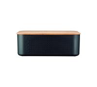Bodum Bistro Cassetta Portapane, Bambù/Plastica, Nero, Piccola - 19.4 x 29.4 x 10.7 cm
