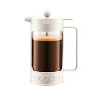 Bodum - Caffettiera Bean da 0,35 litri, per 3 tazze, Vetro, Off Bianco, 8 tazzes