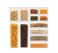 Bodum CANTEEN - Set di 12 barattoli di conservazione, 4 x 1 l, 2 x 1,2 l, 4 x 0,5 l, 2 x 2,6 l