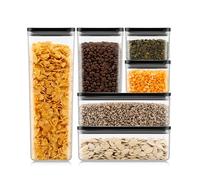 Bodum CANTEEN - Set di 6 barattoli per conservazione, 2 x 1 x 1,2 l, 2 x 0,5 l, 1 x 2,6 l