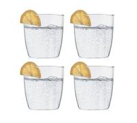 Bodum Confezione 4 Bicchieri Acqua Kvdrant in Vetro borosilicato Trasparente cl 35, 35cl