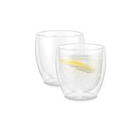 BODUM PAVINA Bicchieri a doppia parete, 250 ml, set di 2 resistenti al calore...
