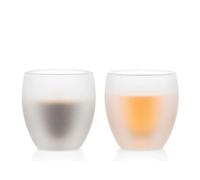 BODUM PAVINA Bicchieri a Doppia Parete, 250ml, Set di 2 Resistenti al Calore ...