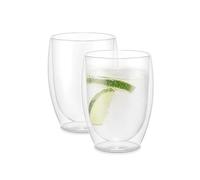 BODUM PAVINA Bicchieri a doppia parete, 350 ml, set di 2, resistenti al...