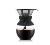 Bodum PER OVER Caffettiera, filtro permanente maglia inox, 1.0 l, 8 tazze