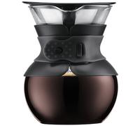 Bodum POUR OVER Caffettiera a filtro manuale Nera, Trasparente - Nouvo