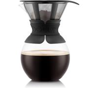 Bodum POUR OVER Caffettiera con filtro permanente, 1.0 l Nero