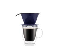 BODUM Pour Over K11872-540SA - Tazza a doppia parete, 0,3 l, con gocciolatore
