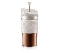 Bodum Set caffettiera da viaggio con coperchio extra, 0,35 l, colore: Crema