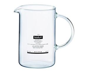 Bodum SPARE BEAKER Vetro di ricambio, per montalatte 1966 Trasparente