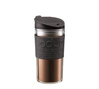 Bodum Tazza da viaggio, in plastica, 0,35 litri, plastica, Black, 7.9 x 8 x 17 cm