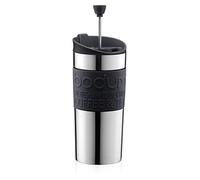Bodum Travel Press 11067-01 Caffettiera in acciaio INOX 0,35 l, colore: Nero - N