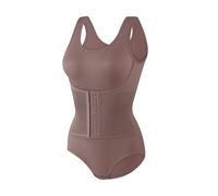 Body a compressione a vita alta per le donne controllo dell'addome sollevamento del sedere modellante tutto il corpo modellante invisibile con ganci invisibile dimagrante body, A, XL