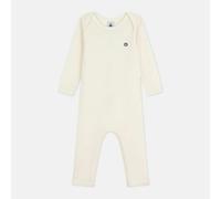 Body a gamba lunga in lana e cotone Beige 24 mesi - 86 cm Tinta unita