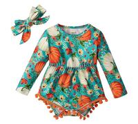 Body a Maniche Corte Unisex Bambino Abbigliamento Prima Infanzia per Bambino Tutine per Neonati in Cotone Manica Lunga Jumpsuit con Volant Pigiama in Cotone Neonato