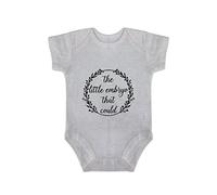 Body a maniche corte unisex per neonati, con scritta "The Little Embryo That could", in cotone biologico, 24 mesi