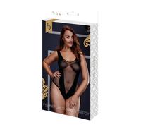 Body a Rete Jacquard V Teddy Rede de Pesca Taglia Unica Baci Lingerie BW3134-