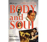 Body and Soul (DVD) John Garfield Lilli Palmer Hazel Brooks William Conrad