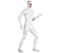 Body aperto per il viso da uomo, costume da corpo aperto per il viso - vestito da corpo elastico per costume da adulto, vestito da corpo aperto con viso per Halloween, uomini e donne, costume d