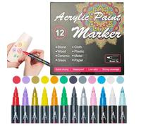 Body Art - Matite per la pelle, 12 pezzi, delicate sulla pelle, lavabili, per adulti, adolescenti, donne e uomini
