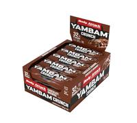 Body Attack Nutrition - Barretta Di Yambam Crunch In Lattina (15x55g) - Barrette proteiche - Barrette a basso contenuto di zucchero - Brownie
