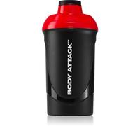 Body Attack Shaker shaker per lo sport senza BPA colore Black-Red 600 ml