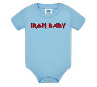 Body bambino iron baby neonato idea regalo iron maiden tribute divertente regalo