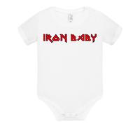 Body bambino iron baby neonato idea regalo iron maiden tribute divertente regalo