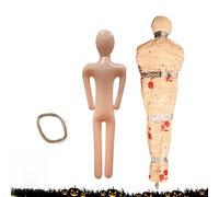 Body Body Prop - Halloween Corpse gonfiabile | Decorazione insanguinata realistica di dimensioni della vita | Ornamento spaventoso per la festa del giardino portico di recinzione festa giardin