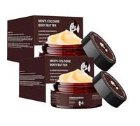 Body Butter for Men, Cologne Body Butter,Long Lasting Fragrance & Deep Hydration, Boost Confidence & Charisma, Scented Moisturizer for Soft Skin (2 pcs)