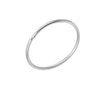 Body CAC Acciaio Anello per il naso extra sottile chirurgico ricotto senza cuciture, cerchio diviso, piercing ipoallergenico per cartilagine elica labbro da 0,6mm per donna