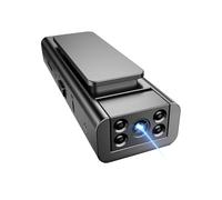 Body Cam - Recording - Body Camera | Wide-Angle Hd Wearable Cam with Helmet and Chest Mount Options Compact 8.3cm Abs Build for Security Vlogging Hunting Cycling Skiing and Sport Recordi.ng