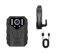 Body Camera, Mini telecamera corporea Full HD con visione notturna, videoregistratore sportivo DV, videocamere di sicurezza for l'applicazione della legge per servizio, consegna, raccolta prove(Z1 A)