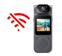 Body Camera, Telecamera corporea 1080P con registrazione Telecamera corporea indossabile Lente girevole Visione notturna con magnetico per servizio, consegna, raccolta prove(B)