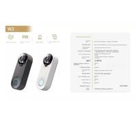 Body Camera, Videocitofono wireless Telecamera di sorveglianza domestica Campanello esterno Video del corpo umano Campanello intelligente per servizio, consegna, raccolta prove