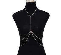 Body Chain 2 pezzi catena for il corpo a doppio strato for la pancia accessori for for