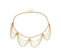 Body Chain Waist Dainty, Waist Belt Chains for Women Vintage Multilayer Chain Belly Chain for Women Waist Belts(Style 3)