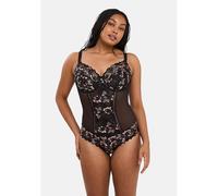 Body con ferretto ARUM CABARET Nero 3 C Floreale