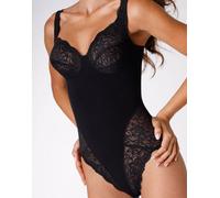 Body con ferretto lov’ring pizzo, nero. Media contenitività. Nero 3B