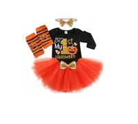Body con gonna di Halloween per bambina scritta "My 1st Halloween"