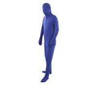 Body con Schermo Blu Costume Intero Chromakey Costume Intero Corpo Diviso per Fotografia Film Video Effetto Foto, Adatto per Altezza da 160 Cm a 180 Cm (160 cm)
