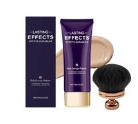 Body Coverage Perfector, All-Over Complexion Perfector con pennello per il trucco del corpo extra grande, copertura per tatuaggi, impermeabile, gambe e corpo, copertura per cicatrici (naturale)