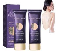 Body Coverage Perfector, trucco per coprire tatuaggi e trucco per le gambe, trucco per il corpo con lucentezza naturale, correttore per il corpo a lunga tenuta e anti-sudore, trucco per (2 pezzi)