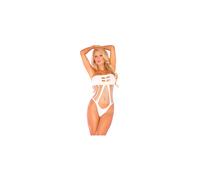 Body da donna ""Come Play with Me"" con rossetto rosa, bianco, taglia unica