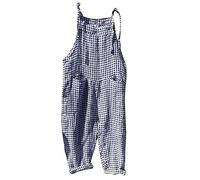 Body da donna senza maniche con tasca dettagliata, comodo abito monopezzo, per gite del fine settimana e imballaggio da viaggio, con una silhouette rilassata per tutti i giorni, Blu scuro, XXL