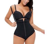 Body da donna Shapewear Cintura addominale Vita Trainer Pantaloncini Dimagranti Corpo Busto aperto Corsetto Plus Size(XX-Large)